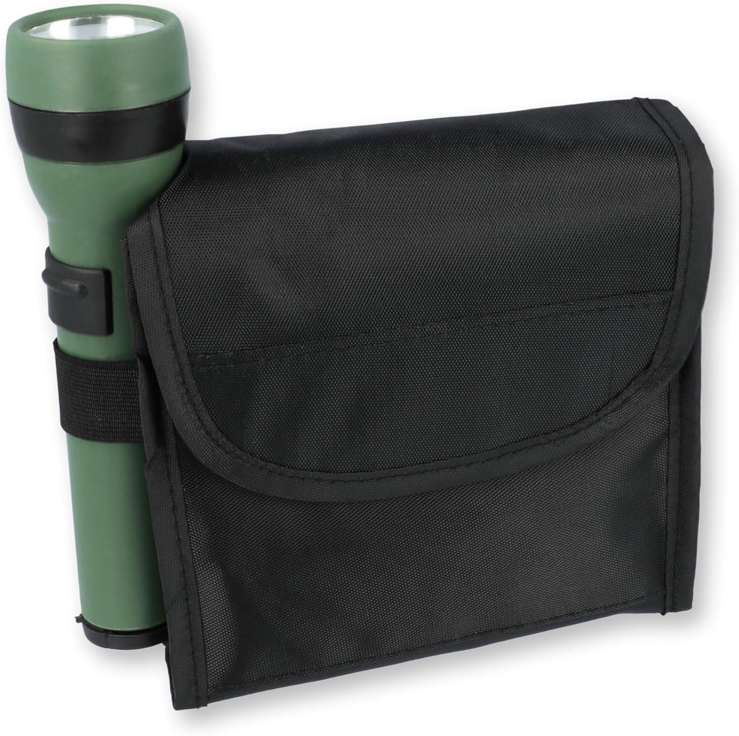 Carson AdventurePak Containing 30mm Kids Field Binoculars, Lensatic Compass, Flashlight and Signal Whistle with a Built-in Thermometer (HU-401), Multicolor