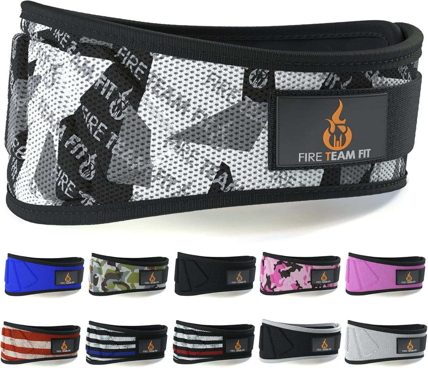 Weight Lifting Belt for Men and Women, 6 Inch, Bodybuilding & Fitness Back Support for Cross Training Workout, Squats, Lunges