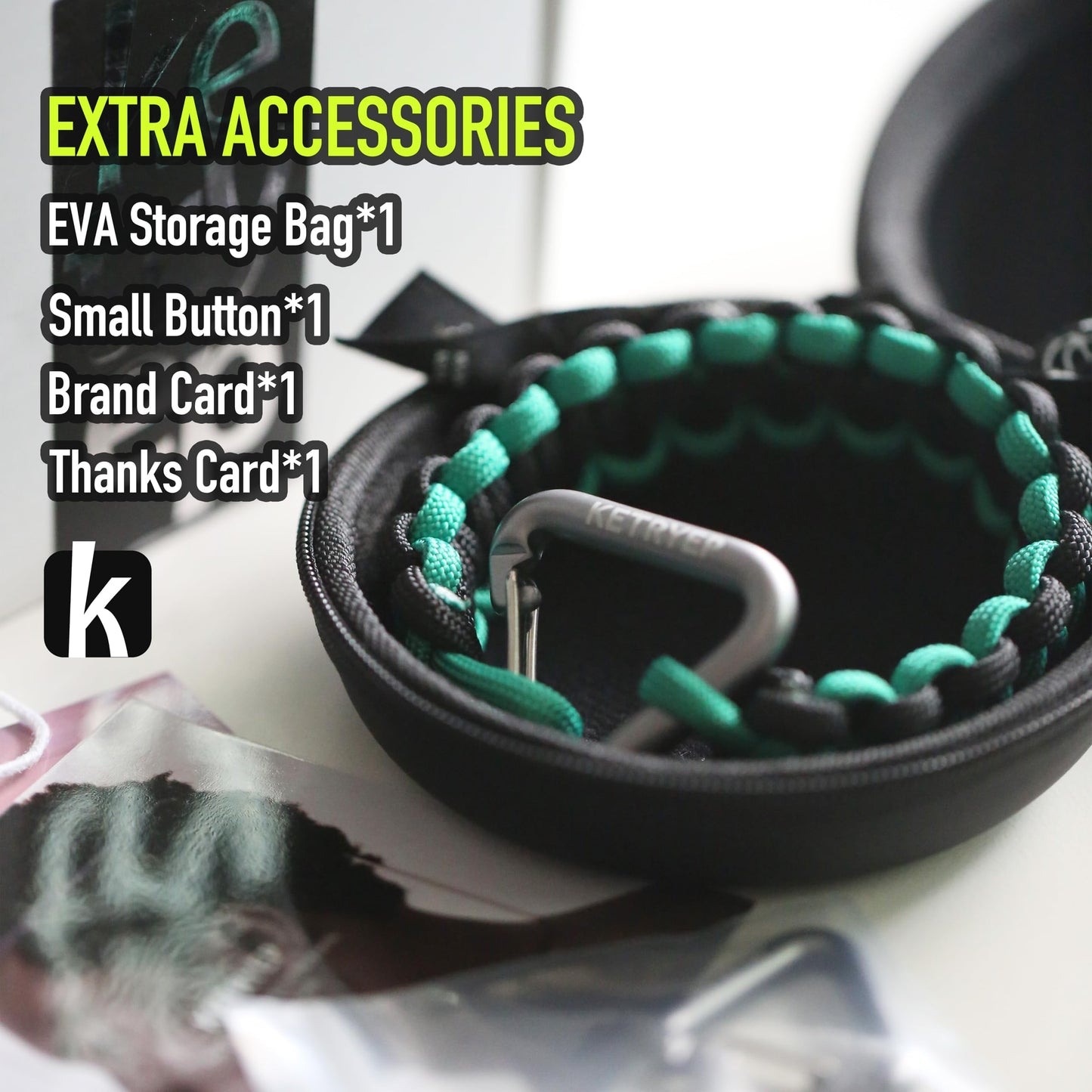 ketryep Braided Rope Bracelets for Men and Women, Colorful Knot Bracelet for Mens Braided Bracelets Gifts Summer Beach Jewelry (2-Green.Track)