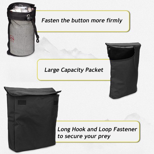 BOOSTEADT Dove Hunting Belt, Game Pouch, Shell Bags, Water Bottler Holder, Adjustable Game Belt for Shooting, Hunting
