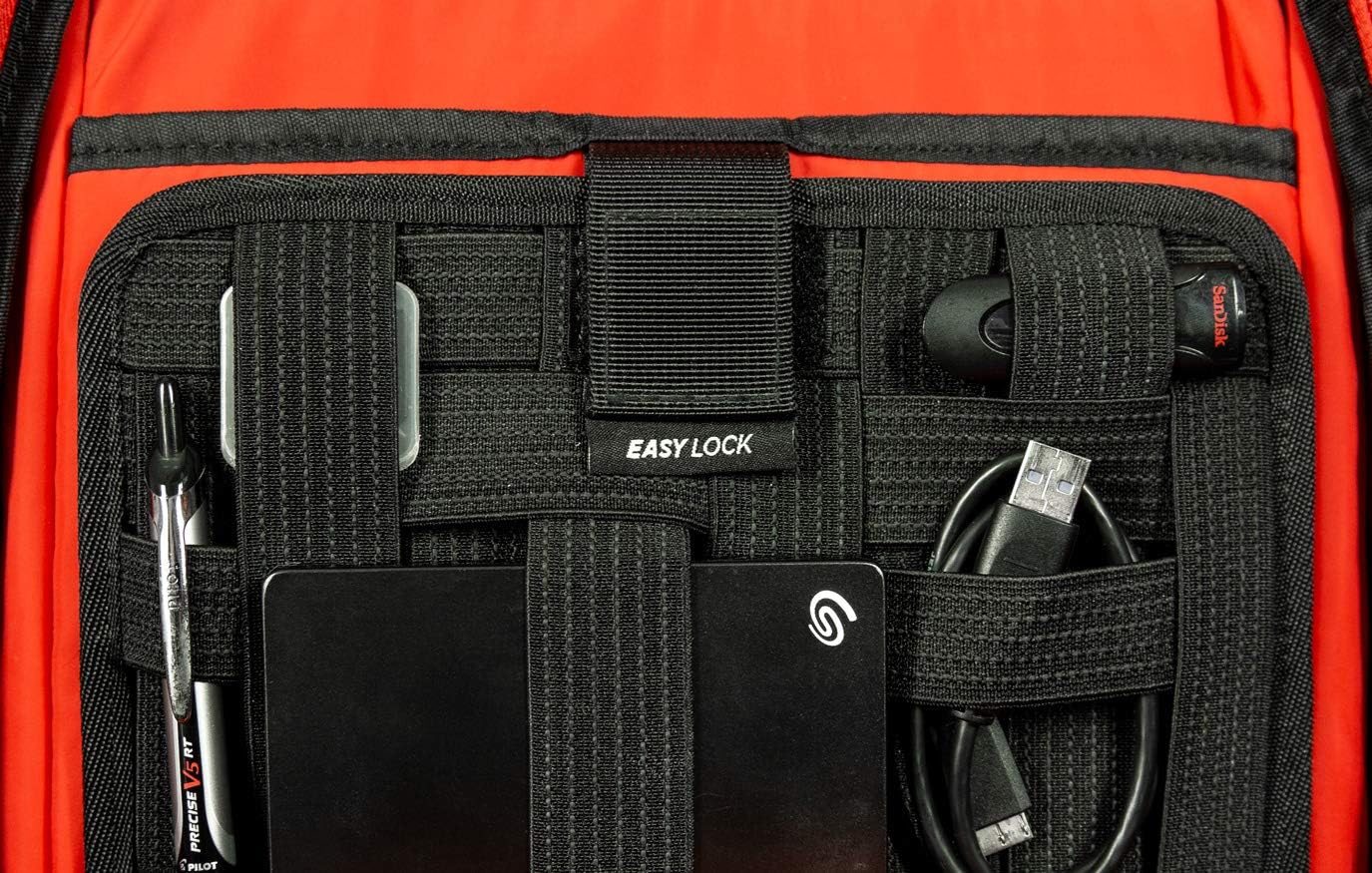 KEY SMART Travel Grid Organizer Backpack & Bag Accessories in Black