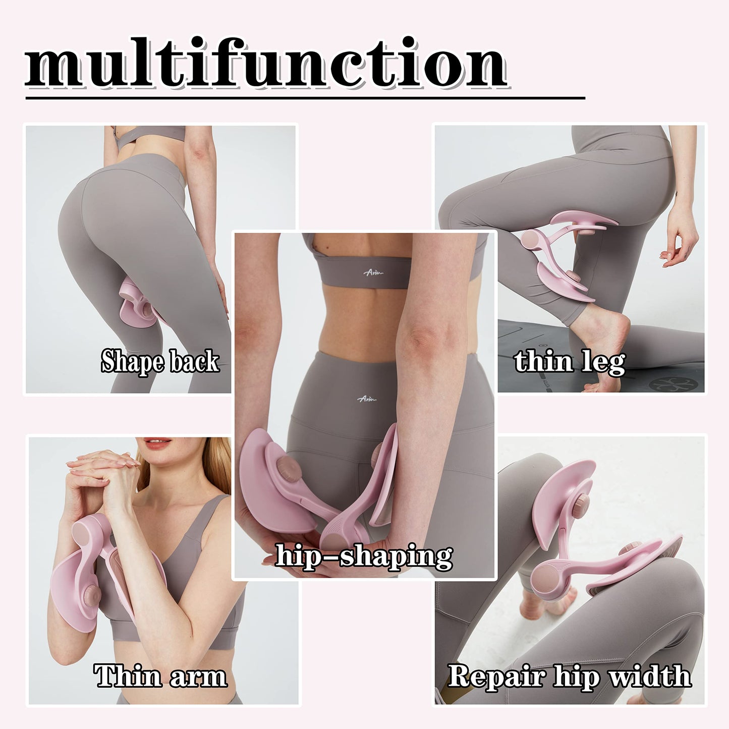 Kegel Sports Products/Thin Leg Artifact/Thigh Trainer/Pelvic Floor Muscle Trainer/Inner Thigh Toner/Postpartum Rehabilitation Pelvic Floor/Family Fitness Sports Equipment (Blue)
