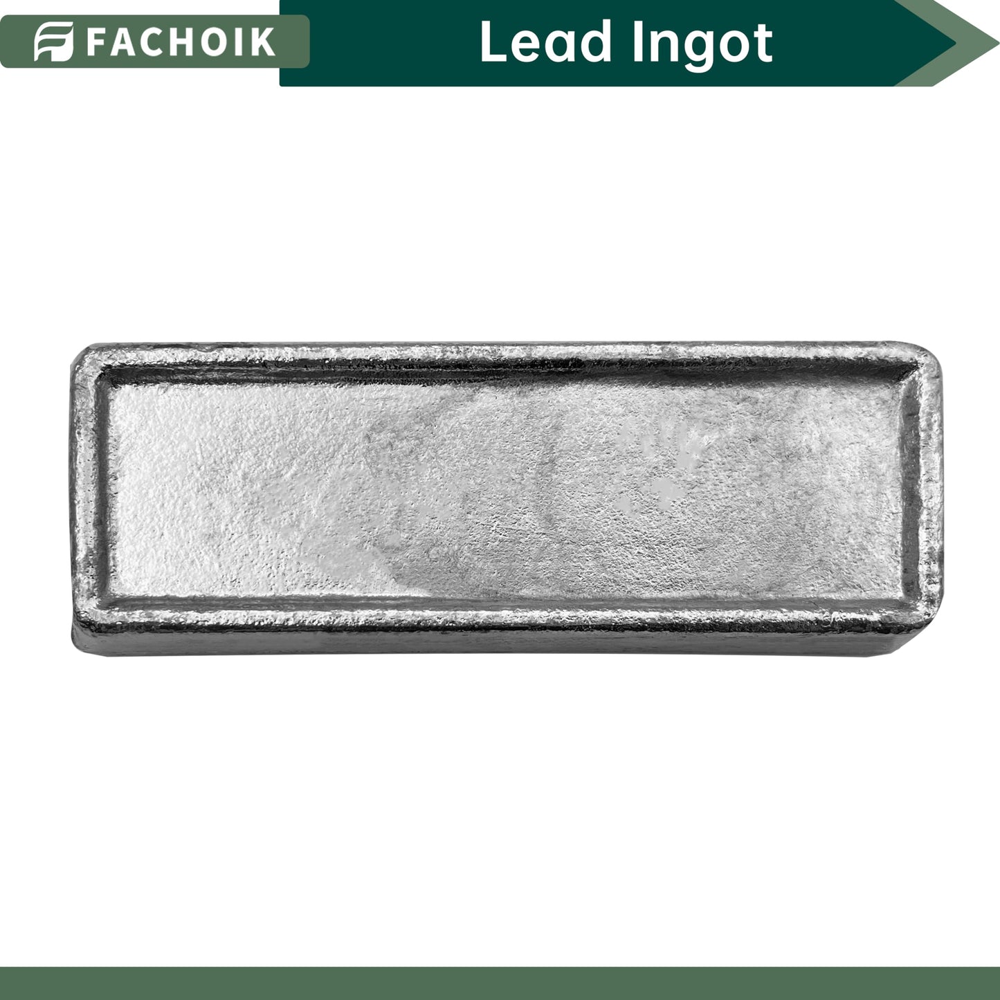 Fachoik Pure Soft Lead Ingots (Pure 99.9%) for Casting of Fishing sinkers and Weights (4.4lb)