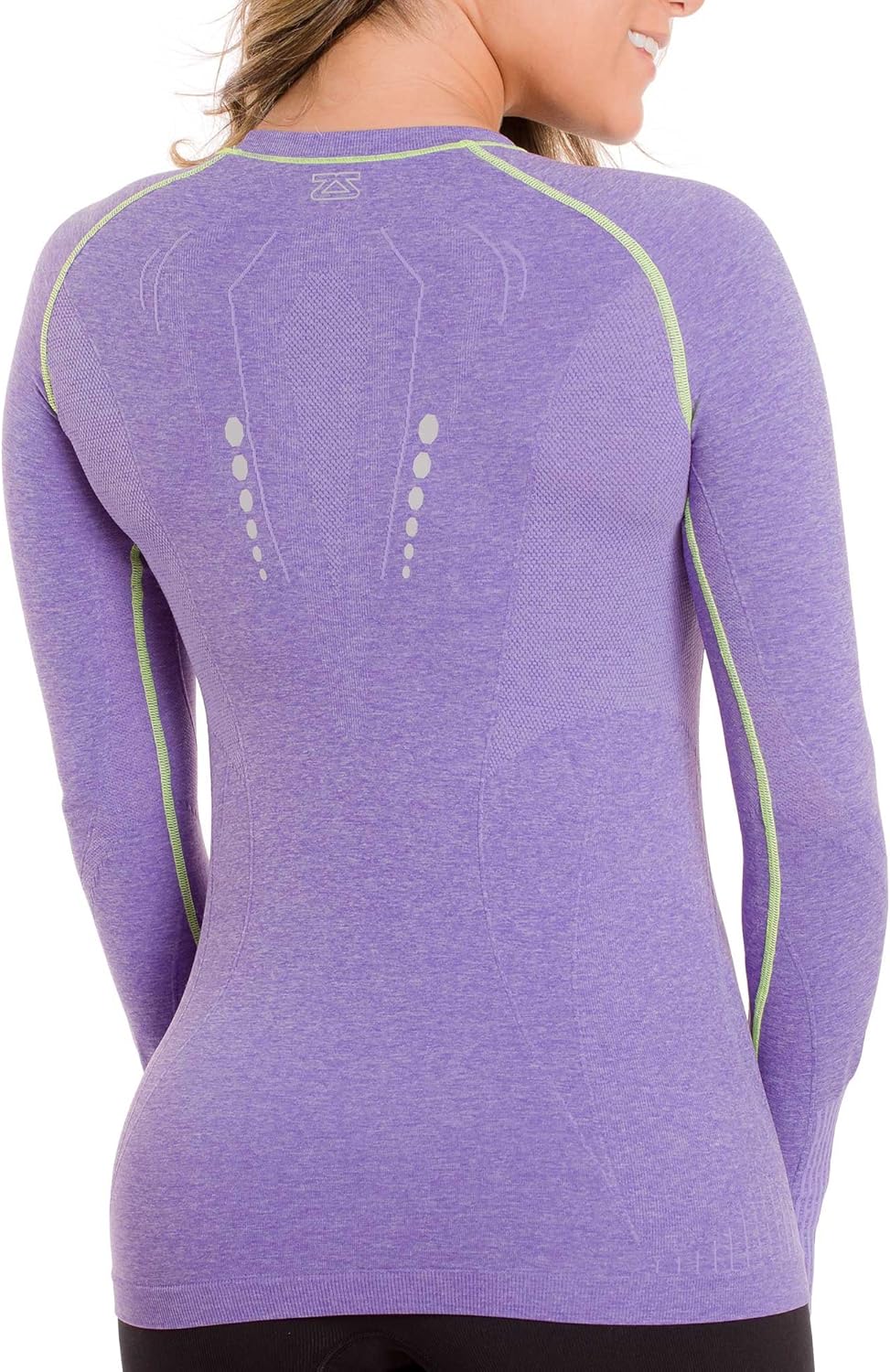 Zensah Women's Run Seamless Long Sleeve Running Shirt