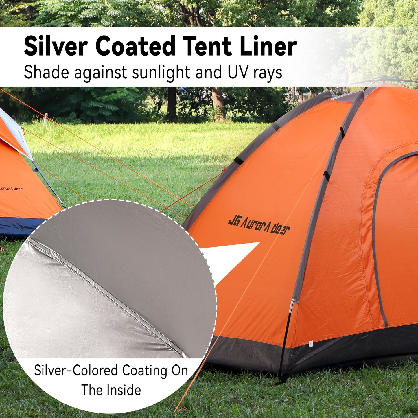 2 Person Camping Tent 4 Person Tents for Camping Windproof Tents for Camping Hiking Backpacking Traveling 2/3/4 Family People Tents for Camping Portable Tent with Carry Bag
