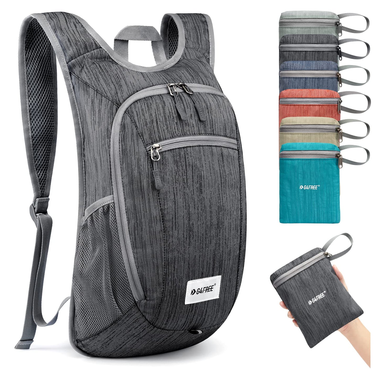G4Free 10L/15L Lightweight Hiking Backpack+12L Lightweight Small Hiking Backpack