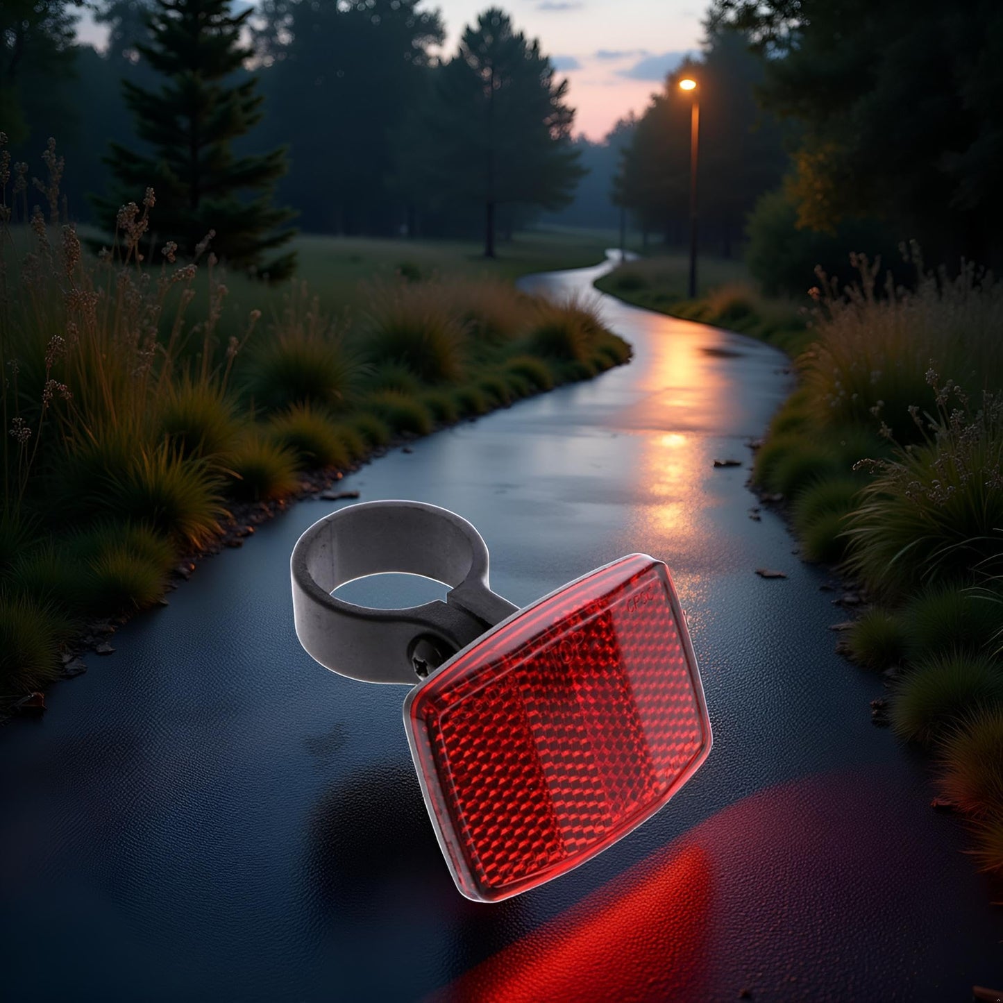 Jowxsx Bike Rear Safety Warnning Reflector Plastic Safety Bike Rear Reflector Light Back Reflective Boards Night Decoration Wreath Wreath Pendant Reflectors Lights and Reflectors