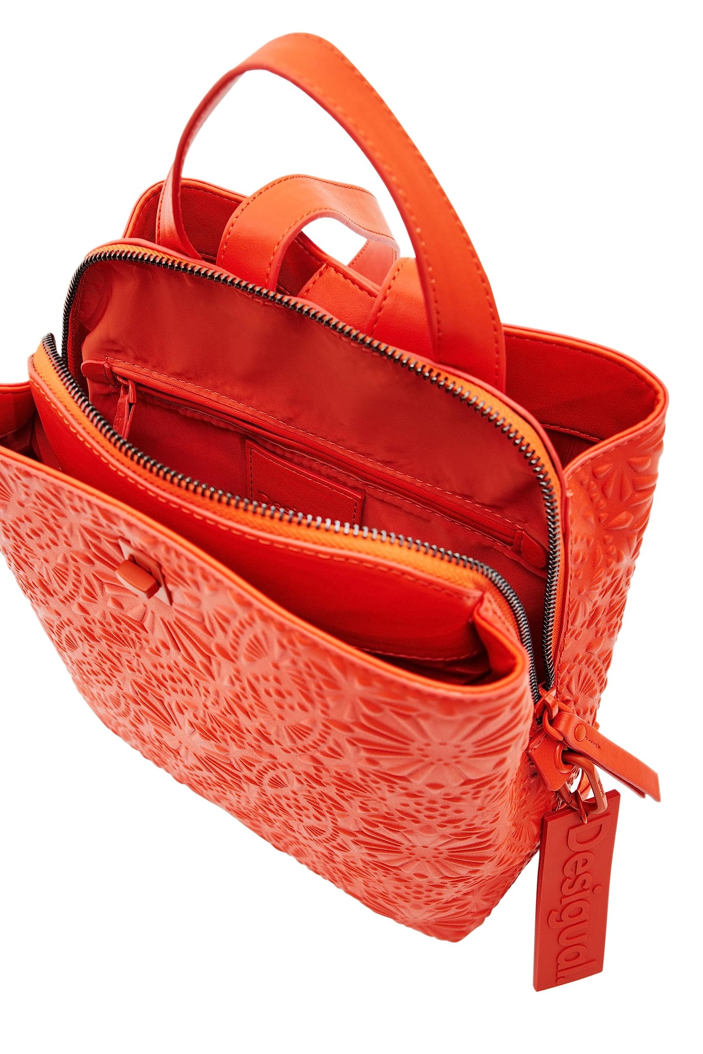 Desigual Small Geometric Embossed Backpack