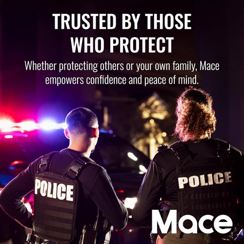 Mace Stun Gun for Self Defense - Rechargeable, Bright LED Light, High Voltage, Self Defense for Men & Women