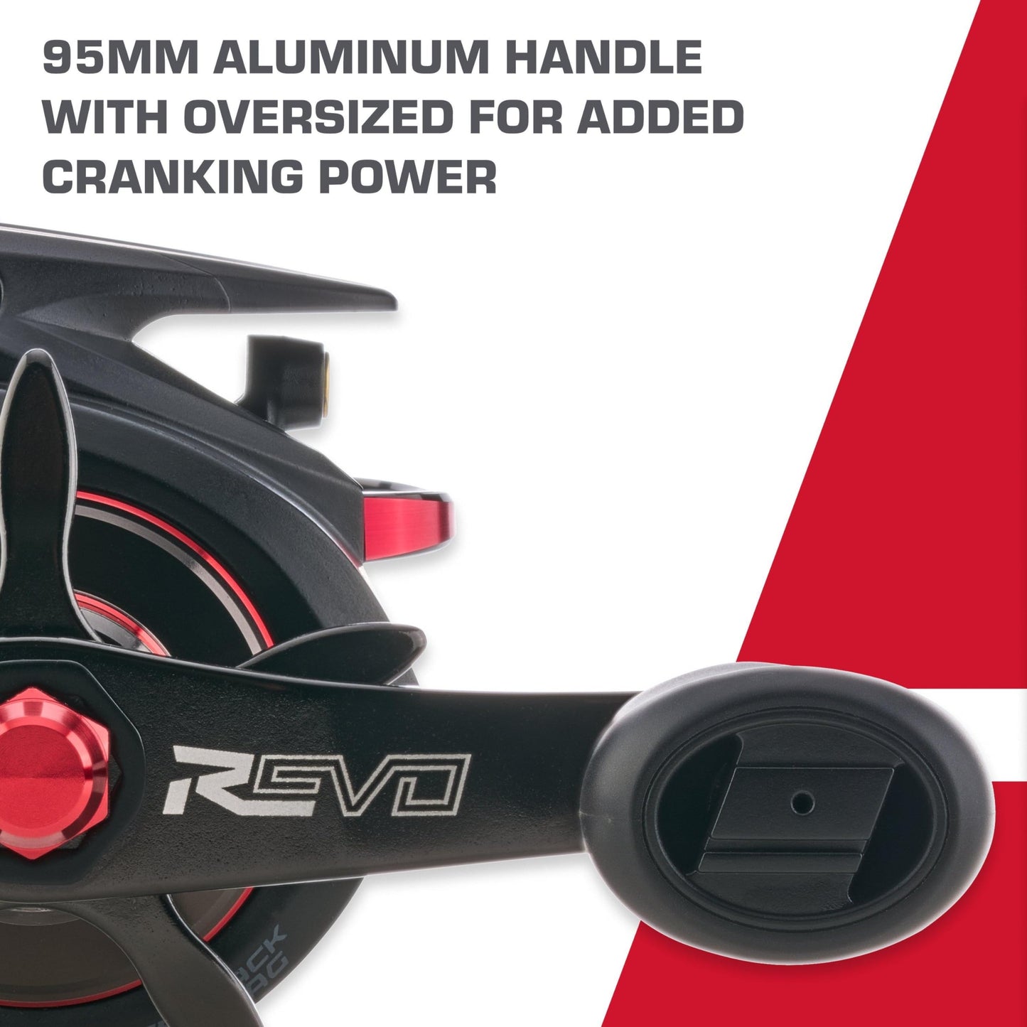 Abu Garcia Revo 5 Winch Low Profile Fishing Reel, Right Handle Position, X2-Craftic Alloy Frame & Asymmetrical Body Design, Durable, Lightweight Fishing Reels