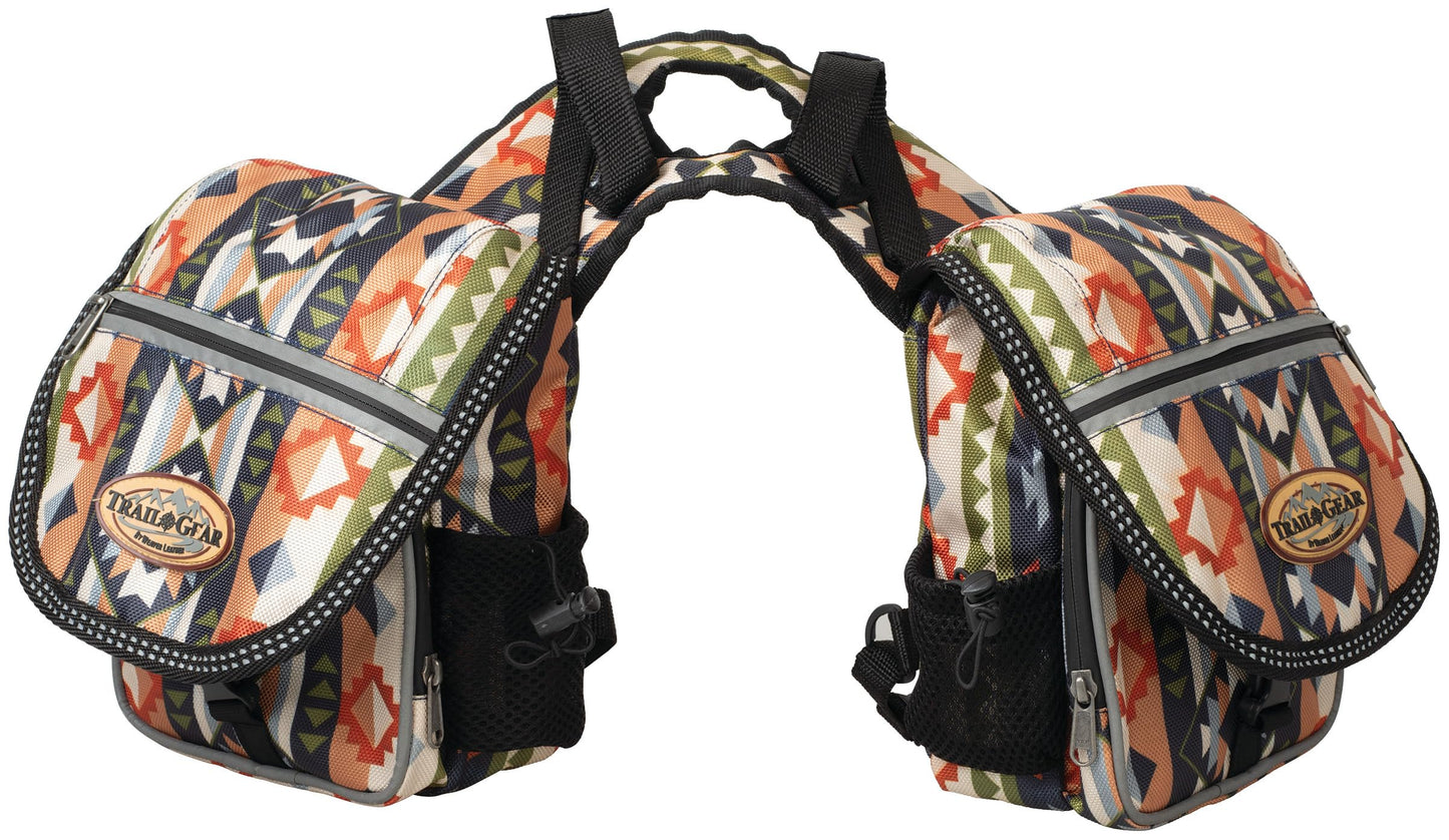 Weaver Leather Trail Gear Pommel Bag 15501, Trek West Pattern