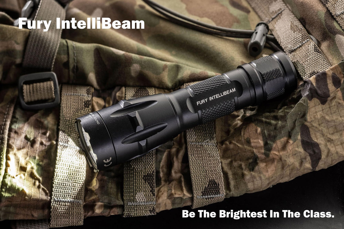 Sure Fire Fury Intellibeam 1500 Lumen Duel Fuel Tactical Flashlight, Bundle with 4 Extra 123A Batteries and Lightjunction Battery Case
