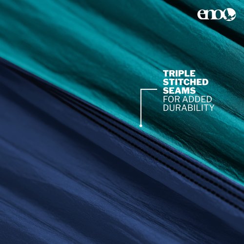 ENO Bundle, Includes The SingleNest Hammock & Atlas Suspension System, Lightweight, Durable Hammock with Straps for Camping, Hiking & Travel, Seafoam/Navy
