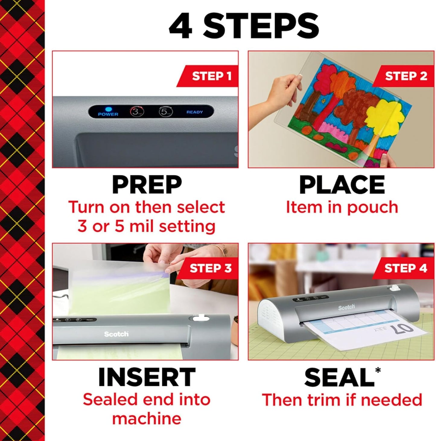 Scotch TL901X Thermal Laminator, 1 Laminating Machine, Gray, Laminate School Assignments and Documents, for Dorm Room or School Supplies, 9 in.