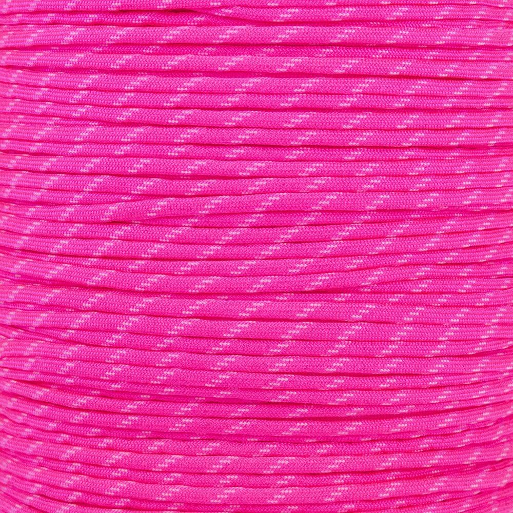 PARACORD PLANET 10 Feet Made Of 100% Nylon With 7 Inner-Core Strands Paracord Neon Turquoise Glow In The Dark