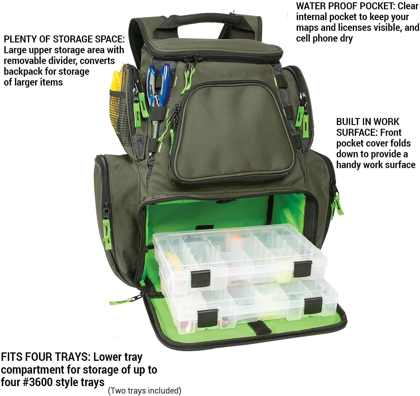 Wild River 3606 Multi-Tackle Large Backpack