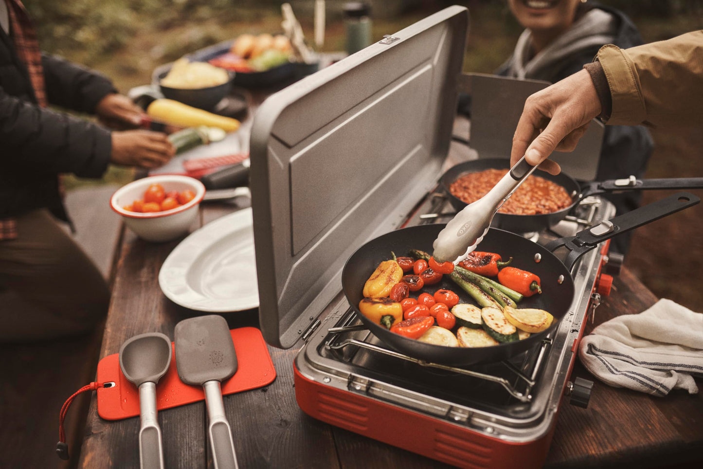 OXO Outdoor 4 -Piece Camp Stove Cooking Set