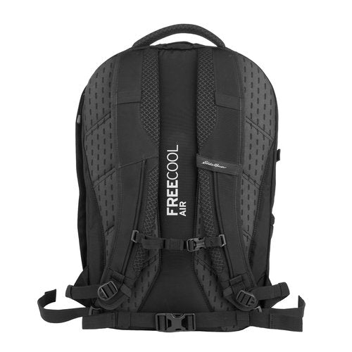 Eddie Bauer Adventurer Backpack with Organization Compartments and Hydration/Laptop Compatible Sleeve, Adventurer - Black, 30L