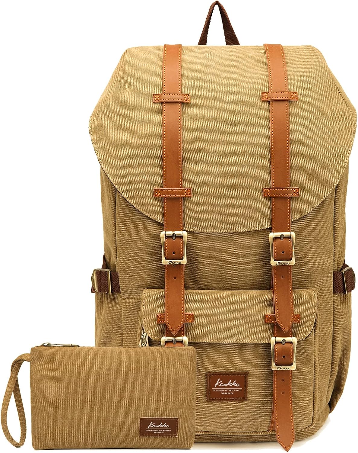 KAUKKO Backpack, (Black (E5-3), 45 x 27 x 17cm (HxBxT)
