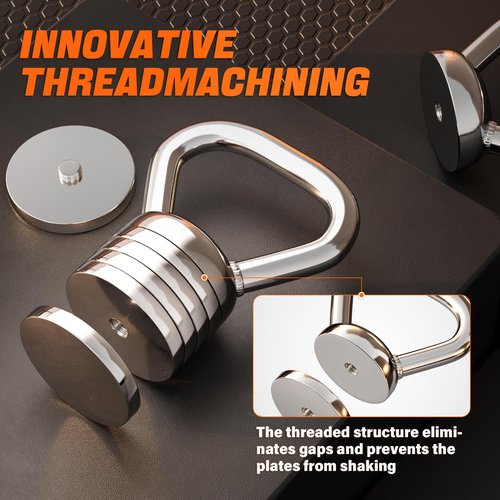 Northdeer Kettlebell Handle Steel Grip 10LB - Compatible with Northdeer Steel Weights