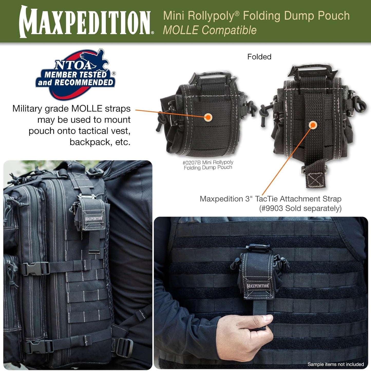 MAXPEDITION Mini Rollypoly Folding Dump Pouch