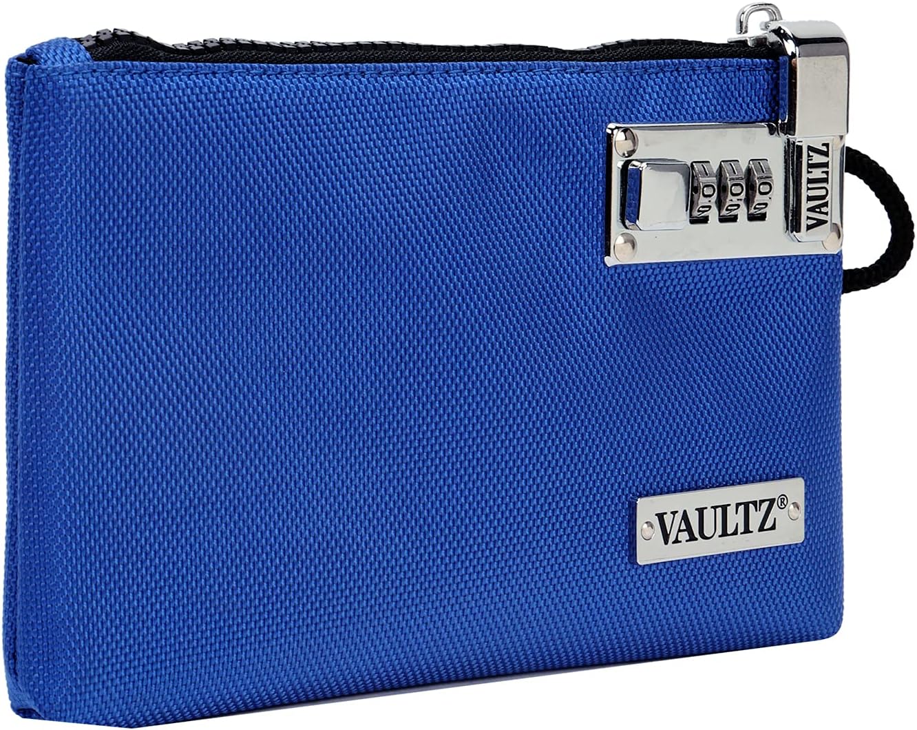 Vaultz Money Bag with Lock - 5 x 7 Inch, Men & Women's Locking Accessories Pouch for Cash, Bank Deposits, Wallet, Medicine, Phone and Credit Cards - BERRY