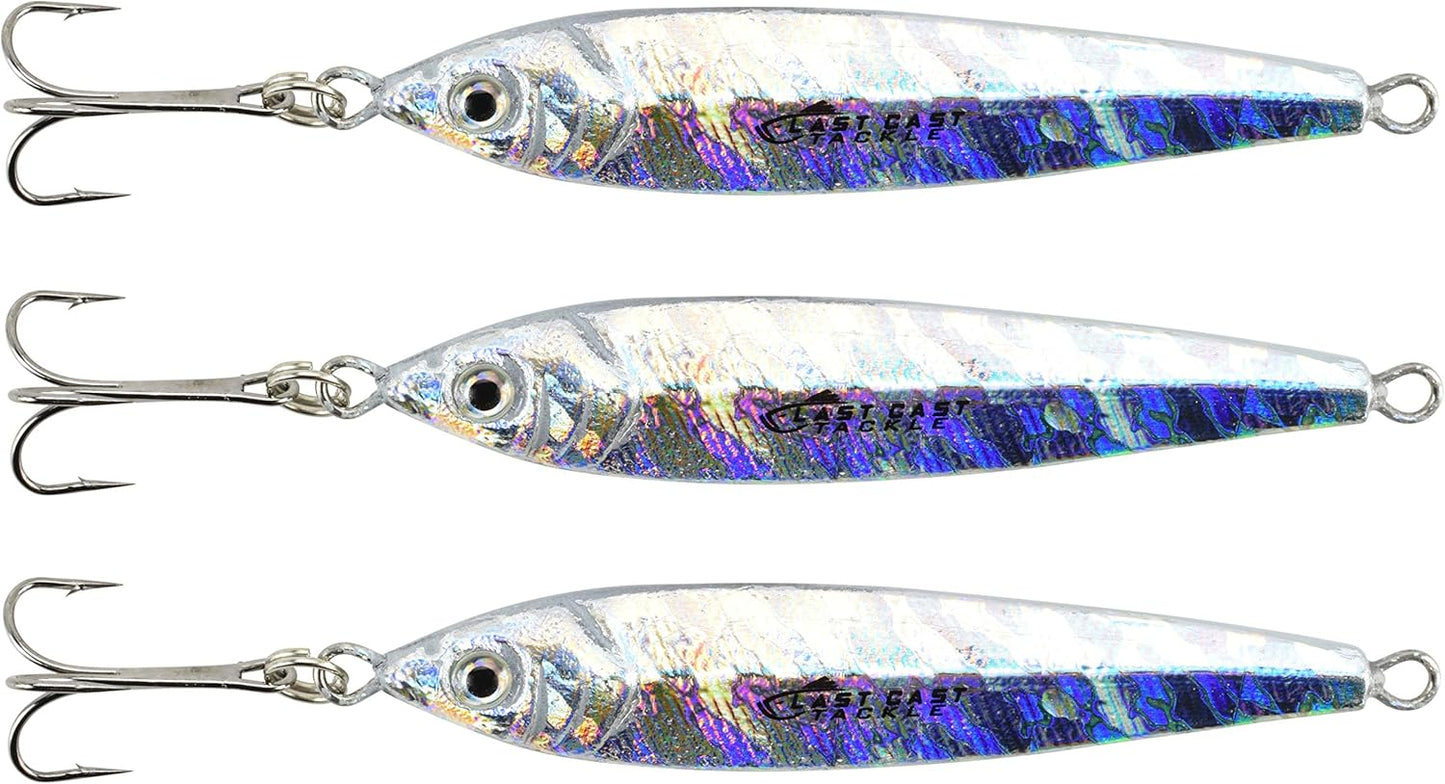 1.5oz-2.5oz Bullet Jig - 3 Pack - 4 Colors & 3 Weights to Choose from