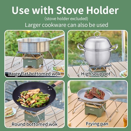 Camping Stove Portable Propane Camping Stove Small Outdoor Stove, 30,000 BTU Camp Stove,Windproof Single Butane Stove, with Carrying Case & ignitor,for Camping, Backpacking, Emergency