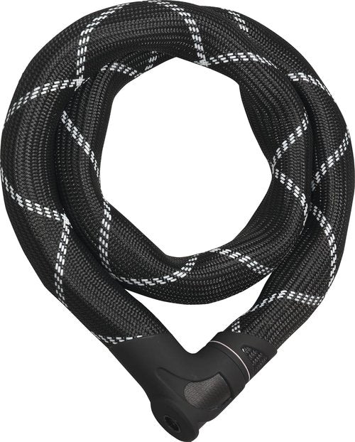 ABUS Iven Chain 8210 Chain Lock - Hardened Steel Bicycle Lock - Synthetic Fibre Coated Security Level 10