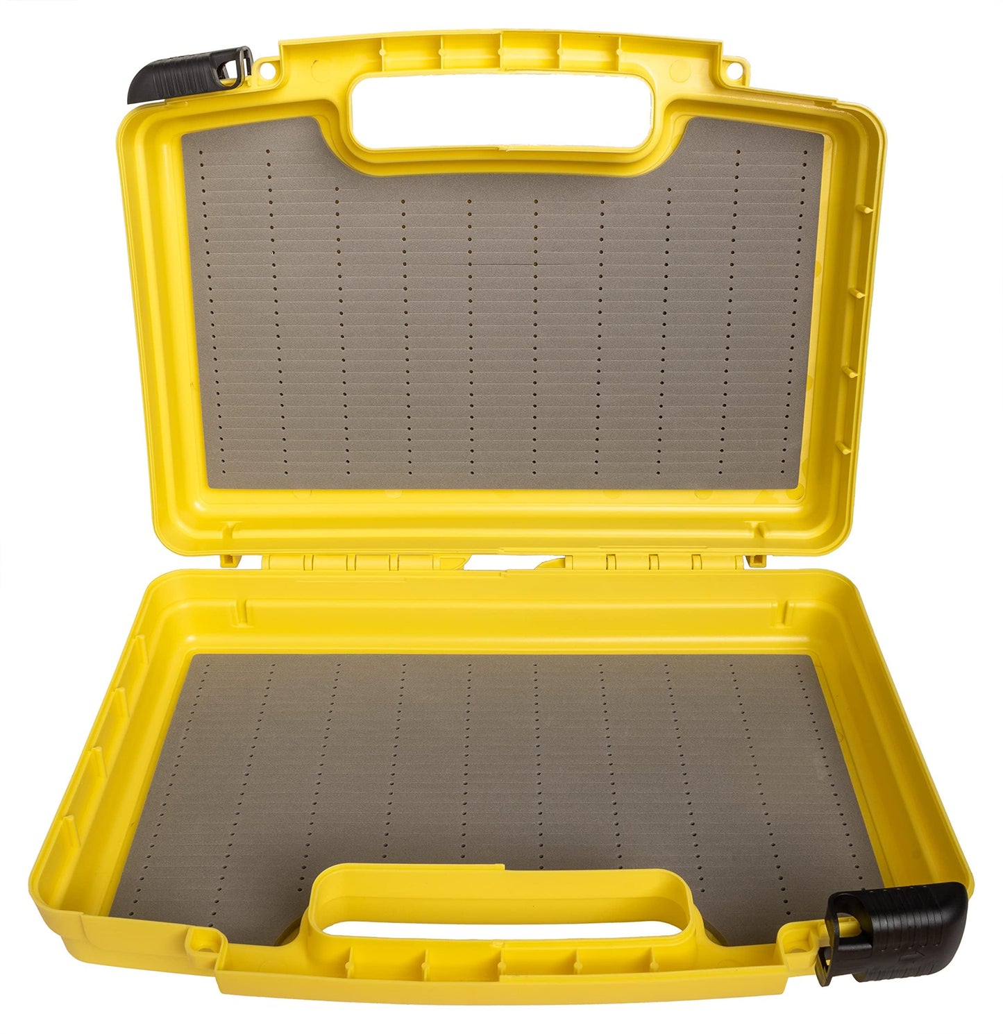 Kingfisher Large Streamer Fly Fishing Boat Box 2.0 (14" x 11" X 3.35") Yellow