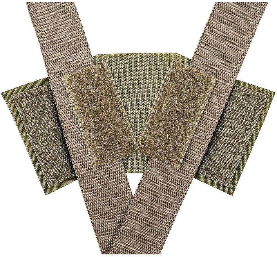 Tasmanian Tiger Warrior Belt MK III, Tactical Battle Belt, MOLLE Webbing, Chest Strap Carrying System, Large, Olive