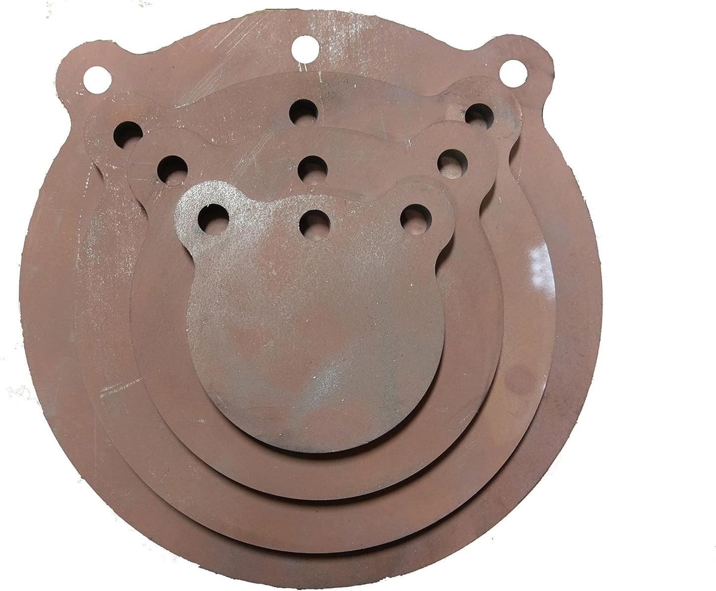 AR500 Steel Targets - (3/8" AR500, Gong Set(4", 6", 8", 10"))