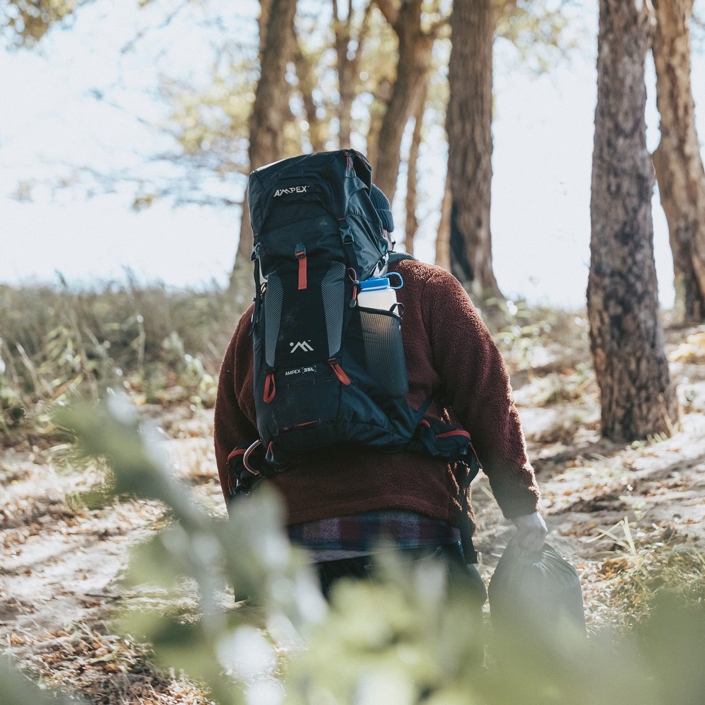 AMPEX Hiking Backpack | Camping Essentials Lightweight Backpack for Men & Women, Travel Bag for Backpacking, Camping, Hunting and More (35 Liter)