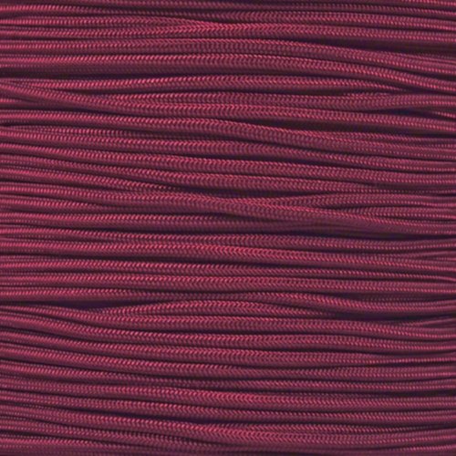 275lb Burgundy Paracord Crafting Cord – 3/32 Inch Nylon with 5 Strand Core (10 ft)