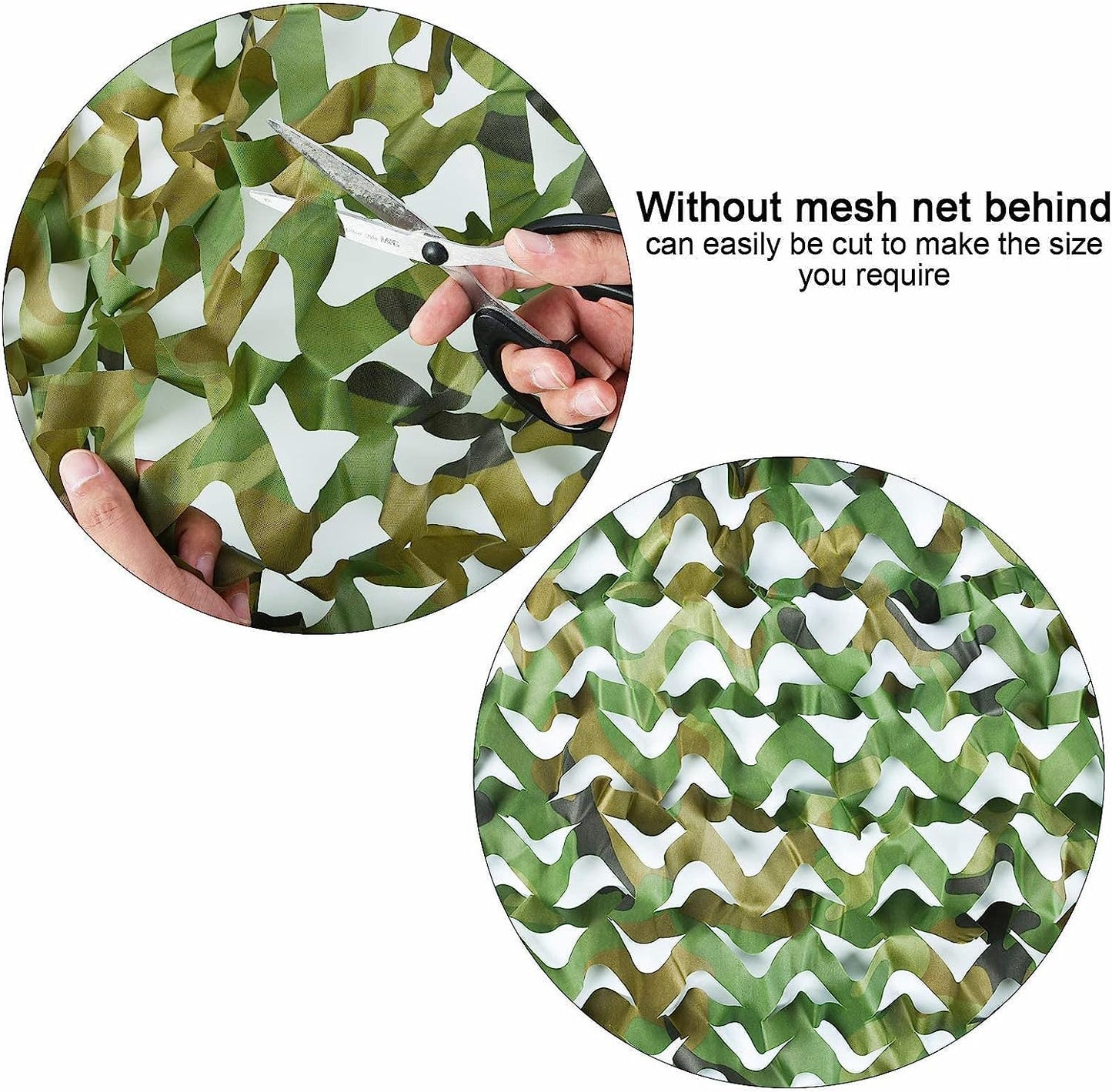 Fousam Camo Netting, Camouflage Net for Hunting, Shooting, Party Decoration, Sunshade, Car Cover, Ground Blind