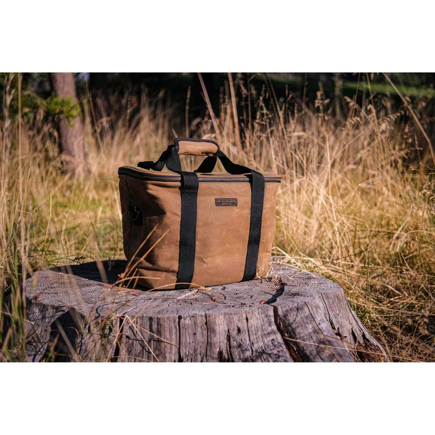 Readywares Waxed Canvas Insulated 18L Soft-Sided Cooler for Camping, Beach, Tailgailting, BBQ, Weekend Trips - Great as Lunch Cooler and Mens Lunch Bags for Work or Lunch Bag