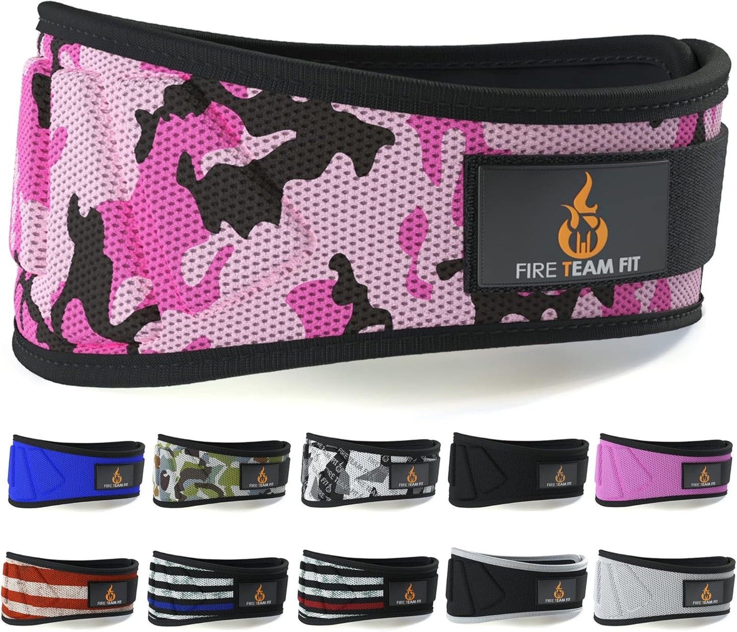 Weight Lifting Belt for Men and Women, 6 Inch, Bodybuilding & Fitness Back Support for Cross Training Workout, Squats, Lunges