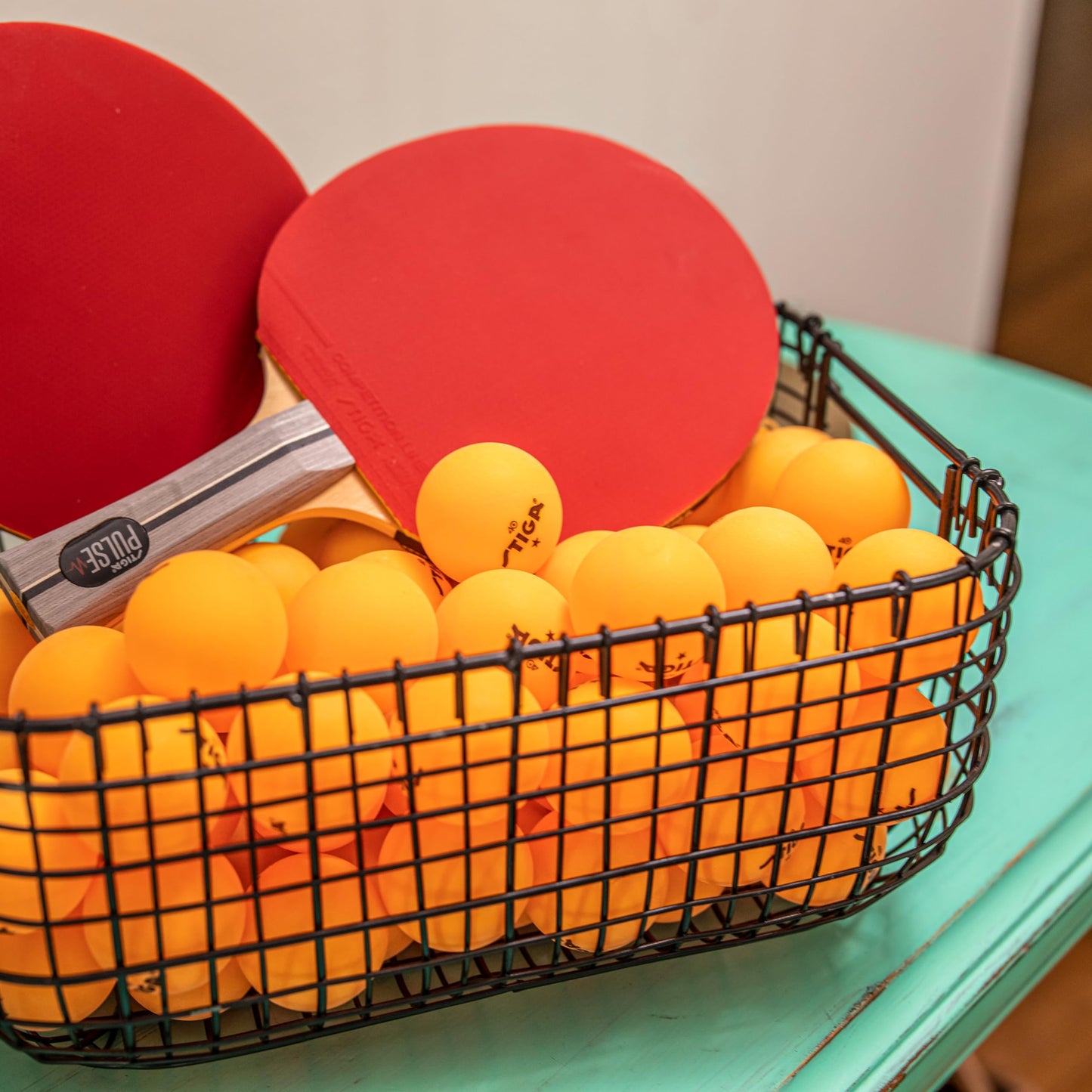 STIGA Ping Pong Balls – 46pk Orange 1-Star Table Tennis Balls, Official Size 40mm ABS Balls, Ultimate Durability for Indoor/Outdoor Ping Pong Tables