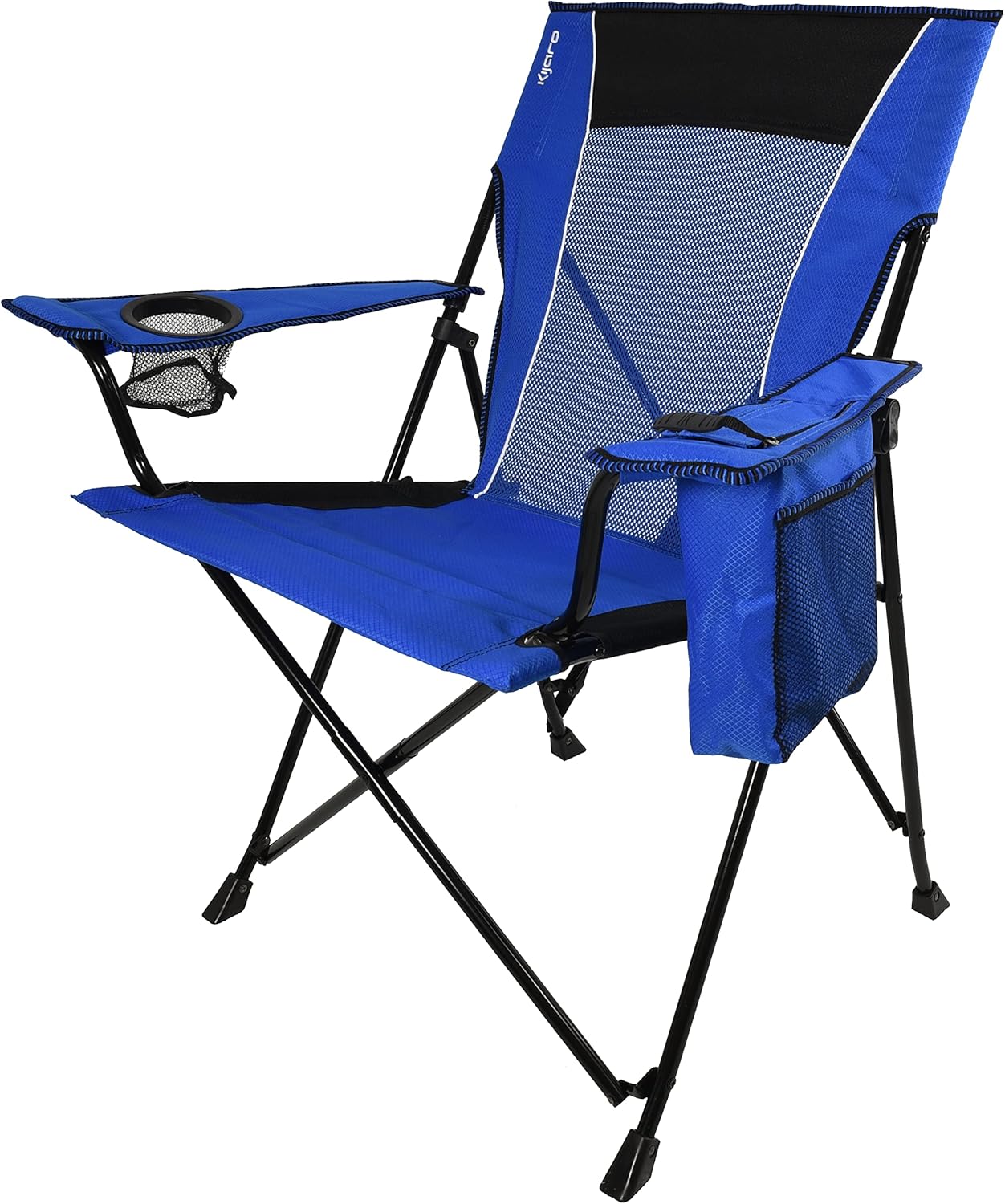 Kijaro Enjoy Versatile Folding Sports, Outdoor Chair & Lawn Chair, Dual Lock Feature, Maldives Blue (Hard Arm)