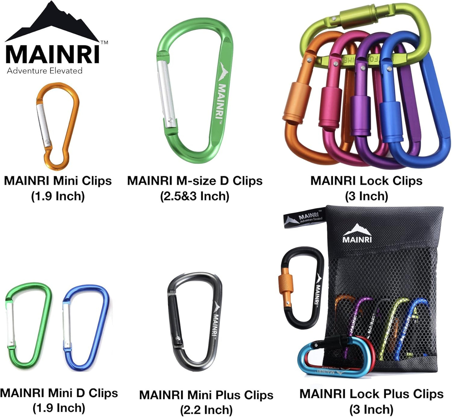 Carabiner Clip Keychain Small Carabiner Mini Carabiner Spring Aluminum Carabiner Outdoor Caribeaners Small Keychain Carabeaner Ring Carabiner Keychain Bulk Mini Keychain Clip