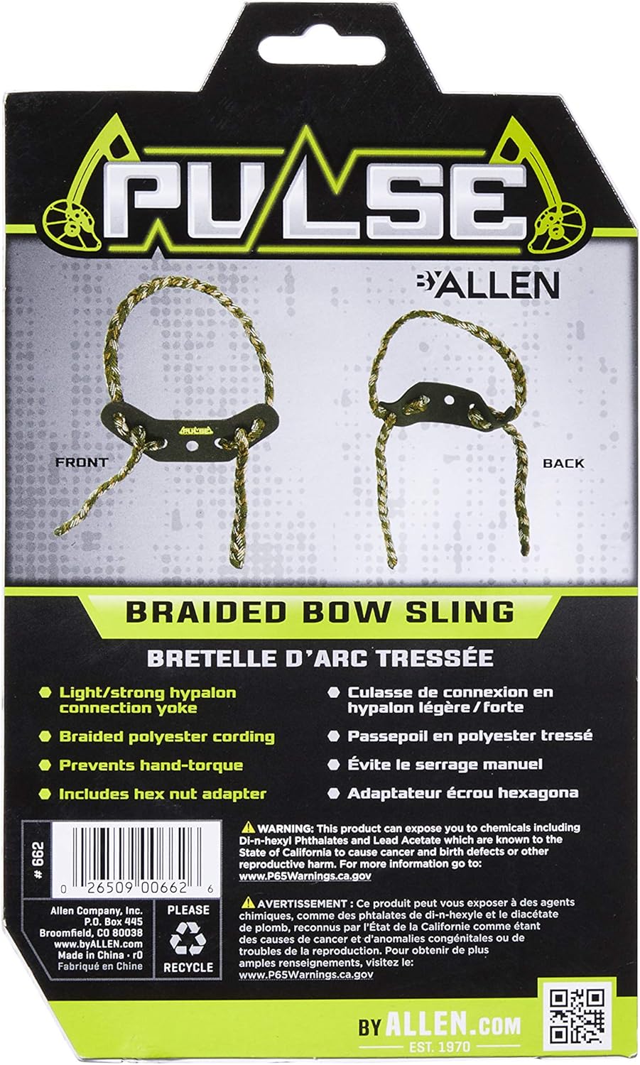 Allen Company Braided Bow Sling