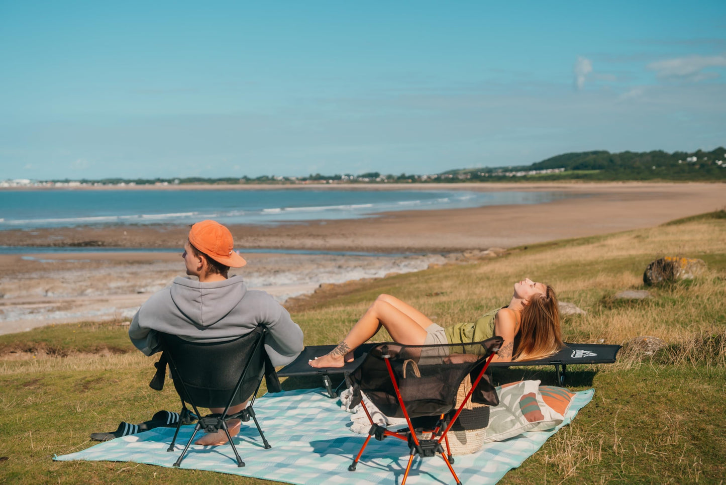 Advnture Club Portable Camping Chair - Lightweight, Compact, Foldable & Sturdy | Backpacking Chair for Camping, Hiking, Beach, Tailgates and More | 330 Lbs Capacity