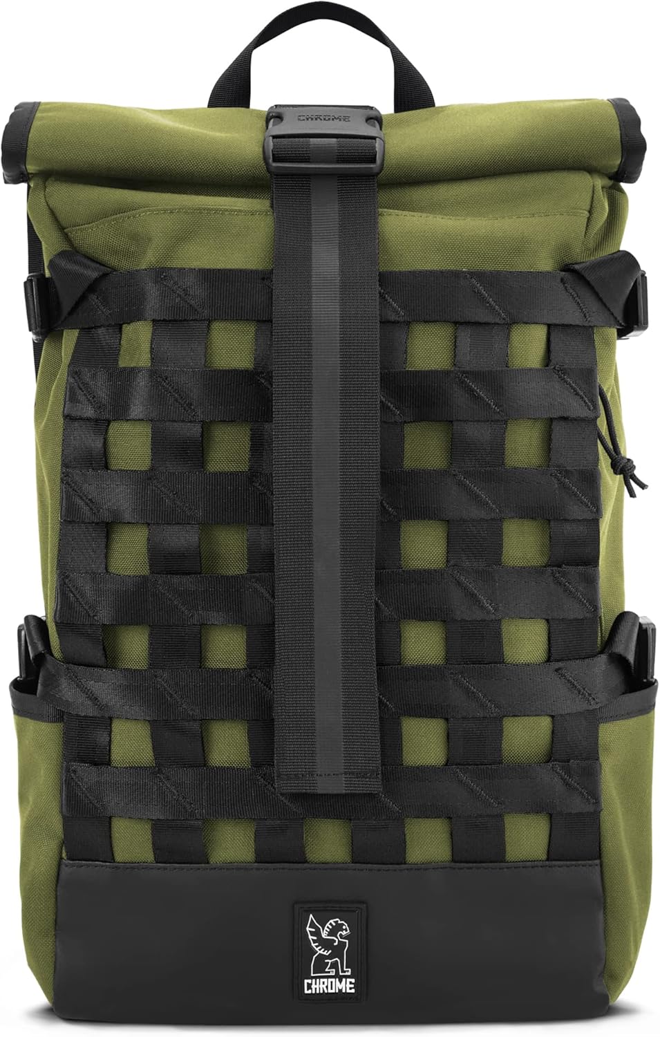 Chrome Industries Pro Barrage Waterproof Roll-Top Satchel Backpack Black Black