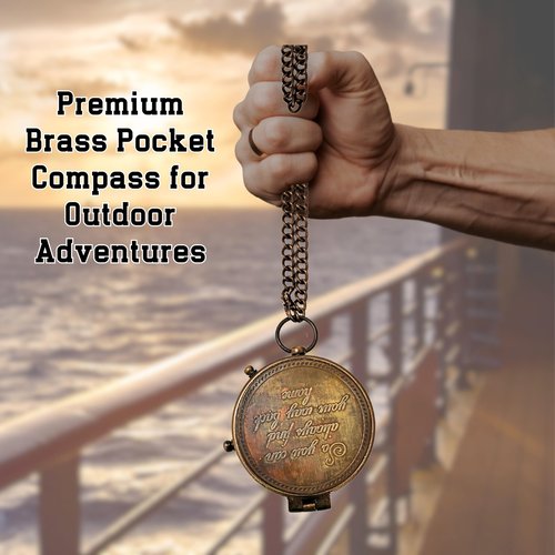 So You Can Always Find Your Way Back Home”, Camping Compass Engraved with Gift Compass for Birthday, Anniversary, Graduation Day, Husband -Inspirational Graduation Gifts for Him or Her, Son