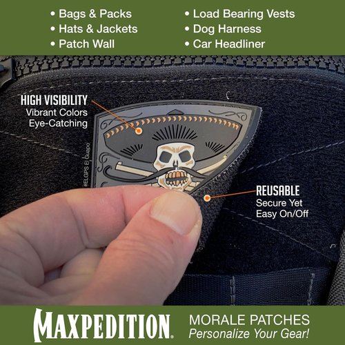 MAXPEDITION El Guapo Tactical Patch - Durable Embroidered Morale Badge
