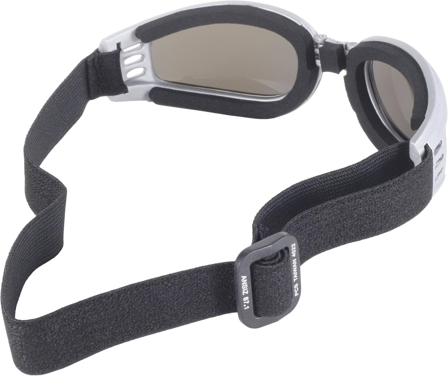 Pacific Coast Nomad Value Folding Riding Goggles Black Frame Smoke Lens