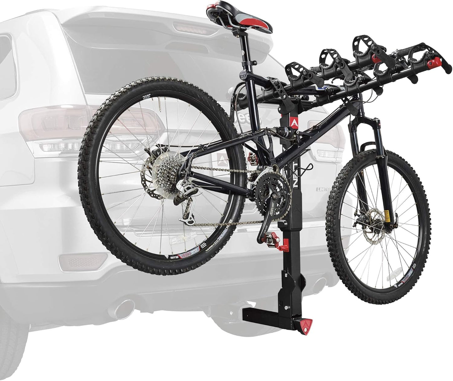 Allen Sports Deluxe 4-Bike Hitch Mount Rack (2-Inch Receiver) , Black