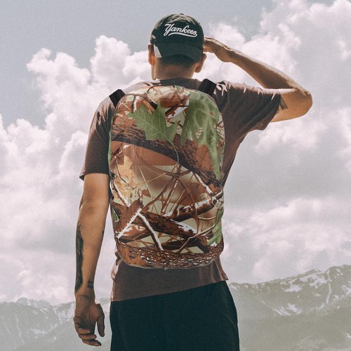 M METERXITY 2 Pack Backpack Rain Cover - Waterproof Lightweight Cover, Apply to Cycling/Hiking/Mountain Climbing (8-15L, XS, Leaf Camo)
