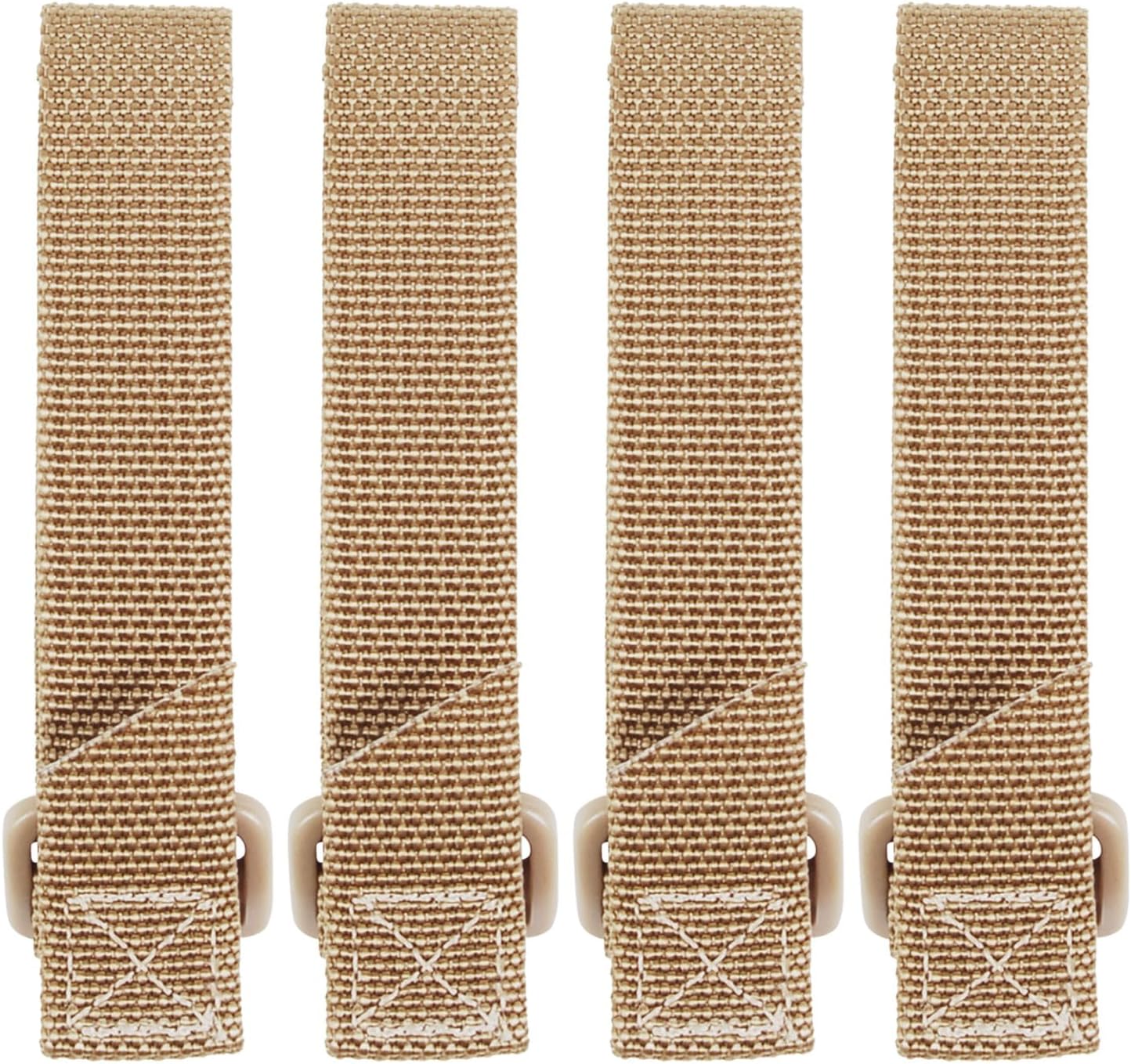 MAXPEDITION 3-Inch TacTie Attachment Straps (Pack of 4) MOLLE Clips for EDC Pouches and Pocket Organizers, Replacement MOLLE Straps for Tactical Gear