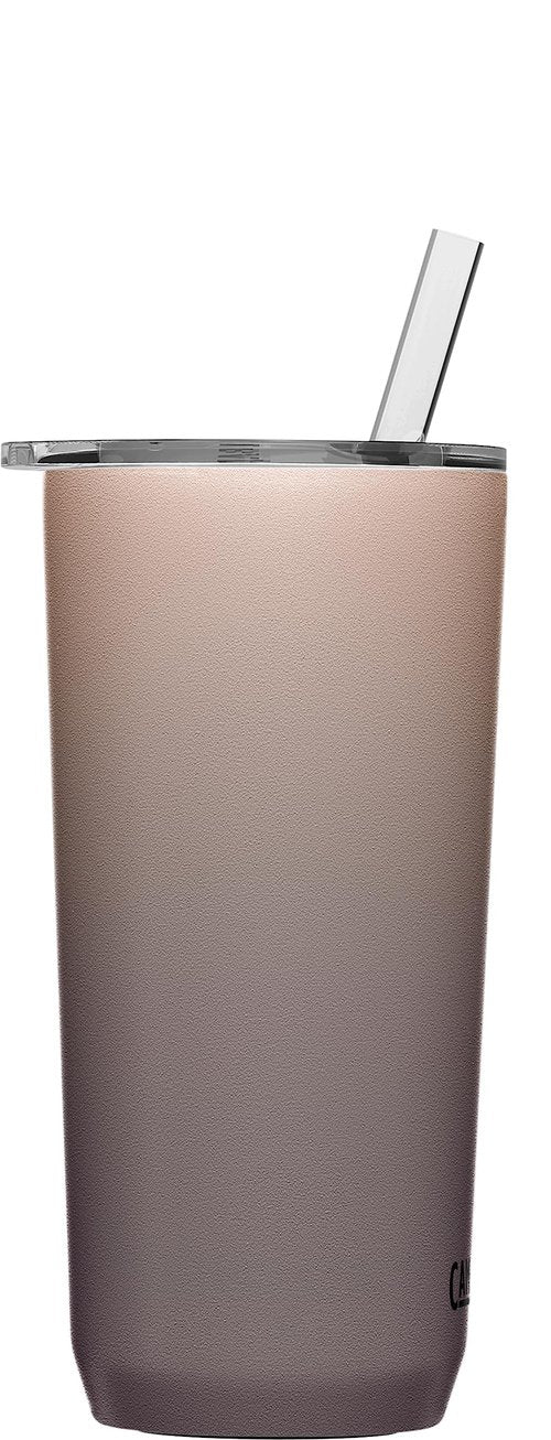 CamelBak Products Horizon Straw Tumbler, Insulated Stainless Steel, 20oz, Rose Gold Sky